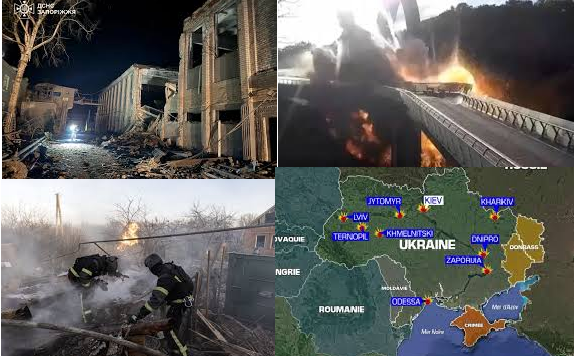 Des frappes russes meurtrières ont touché plusieurs villes d’Ukraine, notamment Dnipro et Odessa