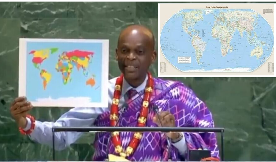 ONU: l’Assemblée générale a adopté le 4 septembre 2026 la résolution « Corrigez la carte » portée par le Togo  pour promouvoir une représentation plus fidèle de la superficie réelle des continents.
