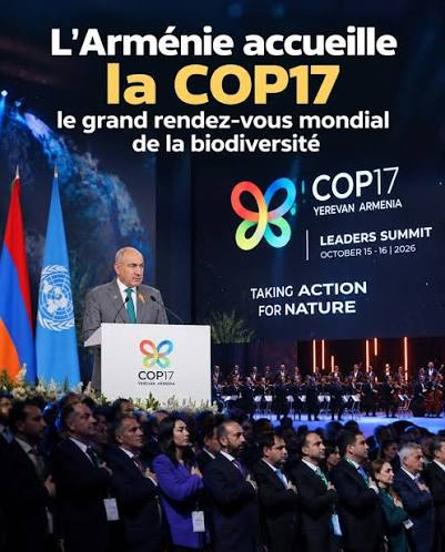 COP17 sur la biodiversité : l’Arménie accueille la 17e Conférence des Parties sur la biodiversité, rassemblant près de 200 pays pour renforcer la protection de la nature